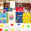 Nueva Bolsa de Papel Kraft Amazon Feliz Cumpleaños Bolsa de Papel Bolsa de Tote Bolsa de Regalo Set Sencillo de Bolsas de Papel de Cumpleaños