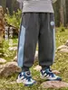 Pantalones Largos Europeos para Niño Primavera y Otoño Casual 2026 Nueva Ropa de Otoño para Niños Bebés Pantalones Deportivos de Chándal Ropa de Otoño