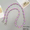 Nuevo Ins Color Arcoíris Cadena de Cuentas Cordón para Teléfono Móvil Correa Cruzada Celebridad de Internet Cadena Colgante para Mujer Cadena para Bolso