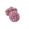 Delicado dulce banda para el cabello de rosa roja para mujer otoño e invierno cuerda para el cabello blanca flor tridimensional banda para el cabello de intestino grueso diadema de Año Nuevo