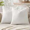Funda de almohada de chenilla con tejido de punto de cruz, funda de almohada de punto grueso, cojín simple de color liso, almohada suave para sofá, Amazon transfronterizo