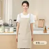 Delantal Publicitario Catering Impresión de Logo Tienda de Café Té con Leche Mesero Supermercado Ropa de Trabajo para Mujeres