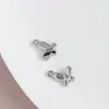 Novo Pingente 3D de Liga de Cão Dachshund Coração Borboleta para Corrente de Celular Brinco Colar Chaveiro Acessórios