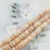 Cuentas Espaciadoras de Concha de Agua Dulce Color Natural 11.5-12 mm Discos Redondos Irregulares Biselados Espaciadores Accesorios para Collares Pendientes Hechos a Mano DIY