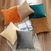 Tesoura Nova Almofada Flor Simples Veludo Estampado Almofada Lisa Capa de Almofada para Sofá Almofada de Cabeceira Atacado