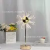 Lámpara de Mesa Nórdica Estilo Ins Decorativa Mariposa Lámpara de Mesita de Noche para Dormitorio Lámpara de Ambiente Lámpara de Moda Lujo Ligero Luz Nocturna Brillo Ajustable