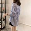 Comercio Exterior al por Mayor Ropa para Mujer Tallas Grandes, Blusa que Disimula el Vientre, Nuevo Estilo Primavera y Otoño 2026, Elegante Camisa Adelgazante que Ceñe la Cintura para Mujeres Tallas Grandes