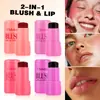 Conjunto de Blush em Gel Transfronteiriço Natural Fácil de Colorir Elástico 4 Cores Conjunto de Blush Matte Hidratante Caixa