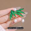 Nuevo Broche Panda Lindo Estilo Chino Bambú Ascendente Ramillete Animal Pequeño Nuevo Pin Estilo Nacional Accesorios Chaqueta