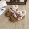 Diseño grande 2026 cómodo para usar al aire libre más terciopelo suela gruesa pelo cálido zapatos de algodón para mujer otoño e invierno versátiles zapatos Birkenstock nuevos