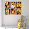 Pintura de diamante 5D diamante completo lobo tigre gato águila pintura decorativa diy pintura de bordado de diamante fábrica al por mayor