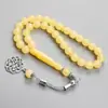 33 Peças de Contas de Oração 10*10mm Tasbih Portátil Contas de Oração Pulseira Árabe Contas de Oração do Oriente Médio Fábrica Atacado