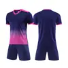 Traje de ropa de fútbol para hombre, estampado, adulto, transpirable, traje de entrenamiento, para niños, deportivo, manga corta, traje de balón