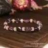 Pulsera de Pulsera Elástica de Piedra Natural Geométrica con Cuentas de 8 mm, Aventurina, Amatista, Joyería Europea y Americana Transfronteriza