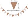 Bandeirolas de Renda Transfronteiriça, Decorações de Casamento Nórdico, Bandeirolas de Juta, Decorações para Festa de Aniversário, Banners, Guirlandas em Estoque