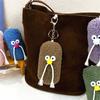 Chaveiro de Pelúcia Fofo Rei Barba Desenho Animado Boneca Feia Fofa Pingente de Bolsa Boneca Engraçada Acessórios de Boneca Presente