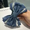 Nuevo Pasador de Pelo de Mezclilla con Lazo de Encaje Azul Pinza Banana Accesorio para el Cabello Pasador Dulce para Niñas Accesorios para el Cabello Estilo Coreano Venta al por Mayor