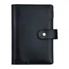 Caderno A6 de Folhas Soltas Mais Vendido no Exterior, Logo Personalizável, Capa Destacável de Folhas Soltas, Planejador de Orçamento em Dinheiro de Couro PU