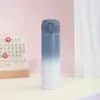 Termo de acero inoxidable 304 con degradado de alto valor de color para coche, portátil, con tapa de resorte, compañero de oficina para trabajadores, venta al por mayor