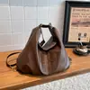 Bolsa de Grande Capacidade para Mulheres 2025 Nova Inverno Bolsa de Ombro de Luxo Bolsa Transversal Retrô Bolsa Tote Elegante Versátil
