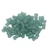 Contas de Bambu Imitação Jade de Vidro 8*12mm com Furo Contas Soltas Materiais DIY para Artesanato com Acessórios para Pulseira Colar Joias