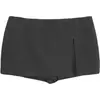 Falda de línea A Talla Grande para Mujer Verano 2025 Nueva Súper Popular Ceñida al Cuerpo Falda Gris Traje Petite Falda Corta