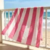 Toalla de Playa Turca de Rayas Gruesas Grandes Toalla de Playa Rayas Toalla de Baño Secado Rápido Puede Bordar Logo Jacquard Tejido