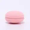 Esponja de Maquiagem Personalizada em Formato de Macaron, Redonda em Camadas, Ultra Macia, Não Absorvente de Pó, Adequada para Uso Seco e Úmido, Pode Ser Processada