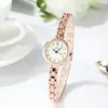 Relógio Pulseira Jw Estilo Minimalista Moda de Nicho Feminina Relógio de Quartzo Popular no Douyin para Alunos Relógio com Pulseira de Aço 1