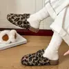 Diseño Retro Birkenstock Nuevas Pantuflas de Algodón con Suela Gruesa para Otoño e Invierno con Punteras Peludas para Mantener el Calor 2025 Medias Pantuflas Forradas de Vellón