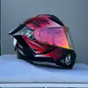 Casco Abierto de Motocicleta Ff Casco de Motocicleta de Media Temporada con Doble Lente Casco Integral de Motocicleta para Hombre y Mujer Vehículo Eléctrico