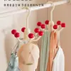 Gancho Giratorio de Seis Garras Artefacto Doméstico Perchero Multifuncional Simple para Ropa Interior y Tirantes Almacenamiento 360 Armario de Dormitorio