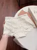 Ropa interior de algodón puro para mujer, clase A antibacteriana 7A, para otoño e invierno, entrepierna extendida, bóxers de cintura alta
