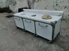 Carrinho de Sucata de Aço Inoxidável Carrinho de Lixo de Mesa Carrinho de Reciclagem de Lixo Mesa de Restos de Comida Mesa de Restos de Comida Carrinho de Coleta de Bandejas de Refeição Lixo de Louça