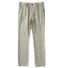 Calça Casual Masculina de Linho 100% Puro Estilo Fino Verão 2026, Luxo Leve, Confortável, Respirável, Absorvente de Suor, Perna Reta Longa