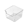 Caja de Almacenamiento de Plástico Transparente para Organización de Cajones de Escritorio y Hogar, Caja Abierta para Almacenamiento y Organización de Belleza y Joyería