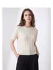 Estilo Old Money¡100% Lana! Suéter de punto trenzado suave y mullido con cuello redondo para mujer, jersey adelgazante para otoño