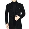 Ropa Nueva de Alta Gama para Hombre, Chaqueta de Traje para Hombre, Traje de Corte Entallado, Ropa de Trabajo Engrosada Otoño e Invierno, Nuevo Modelo 2026