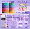 Nova versão conjunto completo de ferramentas, kit de material DIY com miçangas de fusão, pacote suplementar, caneta para miçangas, placa para miçangas, caixa para miçangas atacado
