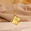 Collar con colgante de acero de titanio con letras de amor para chicas, estilo transfronterizo, con apertura para parejas, estilo nuevo, con personalidad y temperamento, cadena de clavícula.