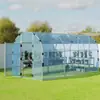 Estufa de Plástico Simples para Uso Doméstico, Pequena Estufa Quente de Inverno para Telhado, Casa de Flores, Estrutura de Estufa, Isolamento, Tenda de Flores de Plástico, Tenda Quente