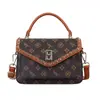 Bolso de Mano de Lujo Vintage Bolso Cuadrado Pequeño para Mujer 2026 Nuevo Primavera/Verano Bolso de Hombro Cruzado con Estampado Retro de Gama Alta
