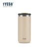 Tyeso Nueva Taza Térmica Portátil con Tapa abatible Taza para Beber Directamente Taza de Café Taza para Coche de Viaje Taza Refrigeradora
