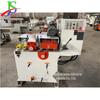 Máquina de barra redonda de alta velocidade para corrimão de escada, plaina para cima e para baixo, máquina formadora de barra redonda de dupla face, alimentação automática e recuo, máquina de processamento de barra de madeira