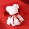 Toalla a Cuadros de Piña Regalo de Agradecimiento para Invitados Regalo Creativo de Cumpleaños o Inauguración Recuerdo para Dama de Honor Boda Oso de Peluche Suave