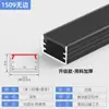 Luz Linear LED Slot de Alumínio Lâmpada Embutida no Teto Slot Preto Aberto em Forma de U Slot de Encaixe de Liga de Alumínio Barra de Lâmpada Tira Linear