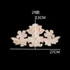 Talla de Madera Dongyang Estilo Europeo Flor de Madera Parche Decorativo de Talla de Madera Flor de Esquina Calcomanía de Madera Maciza Talla Creativa de Flor de Madera Pieza de Flor