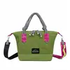 Bolsa Pequena de Mão Casual Xadrez Fresca Ultraleve Nova Moda Feminina Grande Capacidade Leve para Sair Compras Bolsa de Ombro Único Transversal