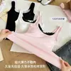 Nuevo estilo de chica picante, top sin mangas de encaje con retazos, estilo de dos piezas falso, capa interior ajustada, alta elasticidad, efecto adelgazante, se puede usar como top exterior