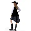Disfraz de Pirata Femenino Adulto para Halloween Vestido de Capitana Femenina Cosplay Disfraz para Fiesta de Carnaval Actuación en Escenario